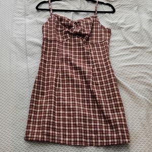 Strapless dress with small coat